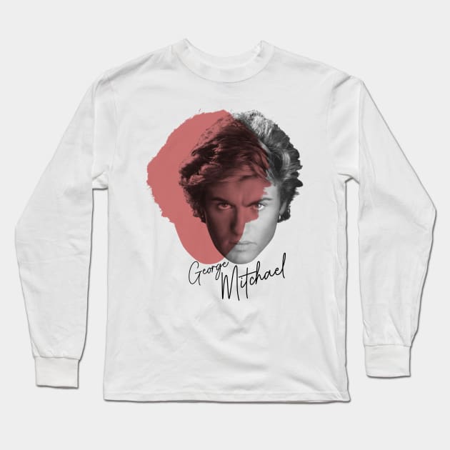 George Michael Long Sleeve T-Shirt by limatcin